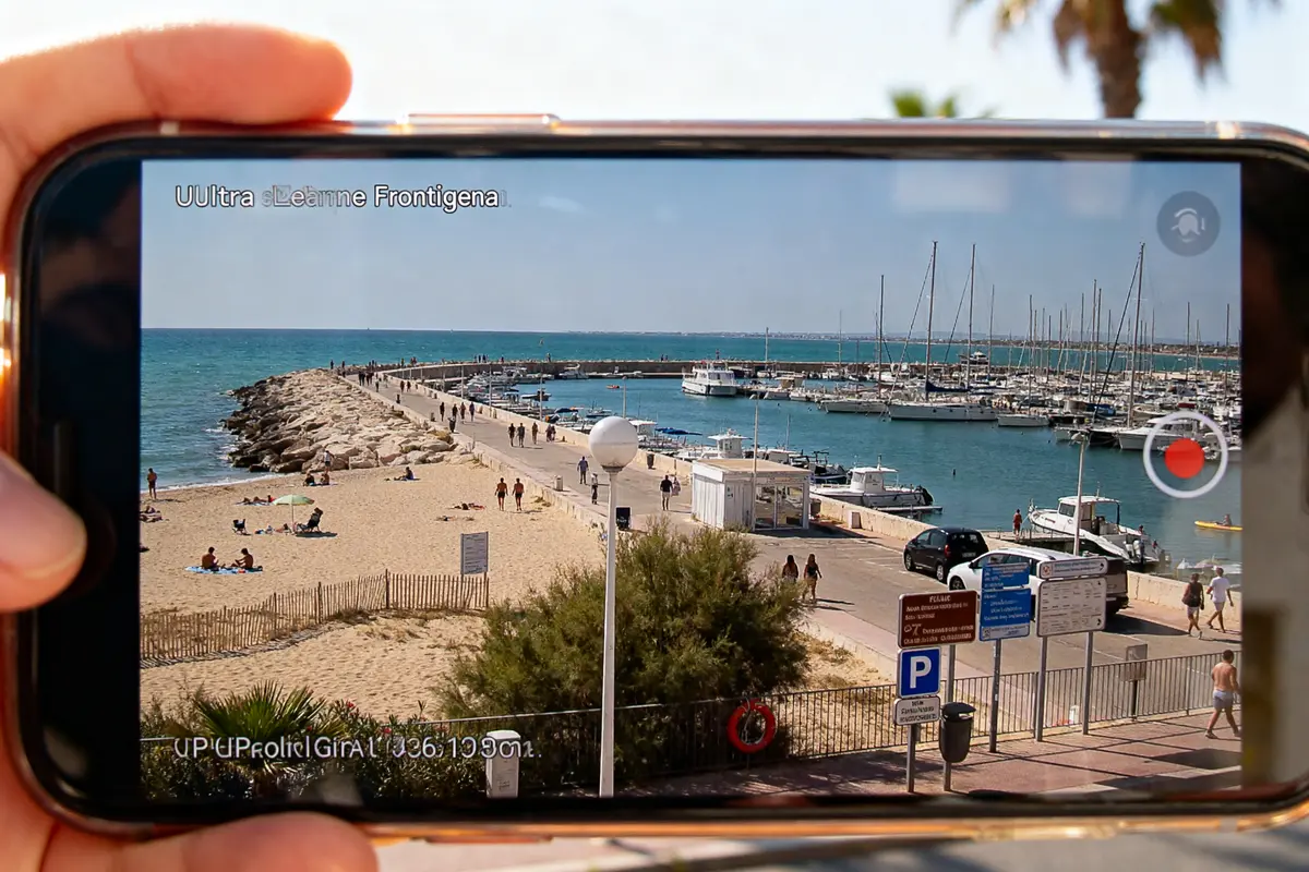 Webcam Frontignan Plage : live vent, météo et port HD