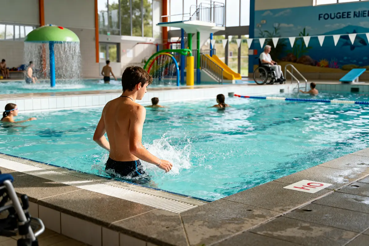 Piscine Fougères : horaires, tarifs et inscriptions à L’Aquatis
